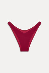 Harper Cheeky Bikini Bottom - Vino