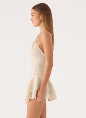 Heart Leigh Mini Dress - Beige