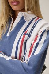 Tommy Vintage Stripe Rugby Top