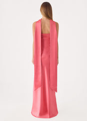 Hush Maxi Dress - Coral Red