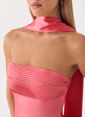 Hush Maxi Dress - Coral Red