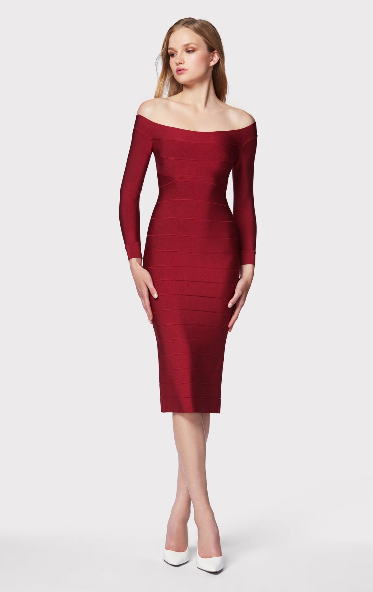 Icon Scoop Neck Midi Dress