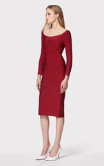 Icon Scoop Neck Midi Dress