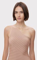 Icon Asymmetrical Mini Dress