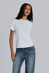 Slub White T-Shirt