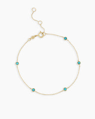 Classic Five Turquoise Bracelet