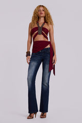 Etta Beaded Halter Top