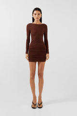 Lauretta Mini Dress | Choc