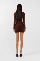 Lauretta Mini Dress | Choc