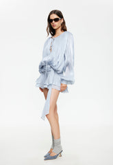 Elements Mini Dress - Baby Blue
