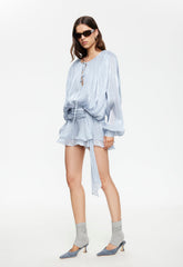 Elements Mini Dress - Baby Blue