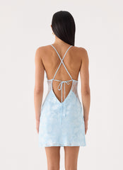 Leeana Mini Dress - Blue