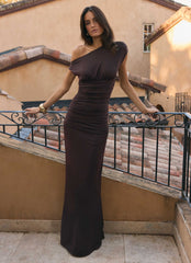 Liana Maxi Dress - Chocolate