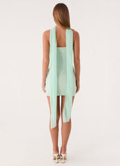 Libra Mini Dress - Sage