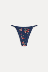 Luna Beaded Bikini Bottom - Strawberry Patch