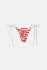 Mackenzie Cheeky String Bikini Bottom - Cupid