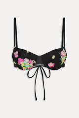 Morning Underwire Bikini Top - Midnight Blossom