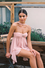 Arabella Dress -Peach