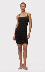 Ruched Jersey Mini Dress