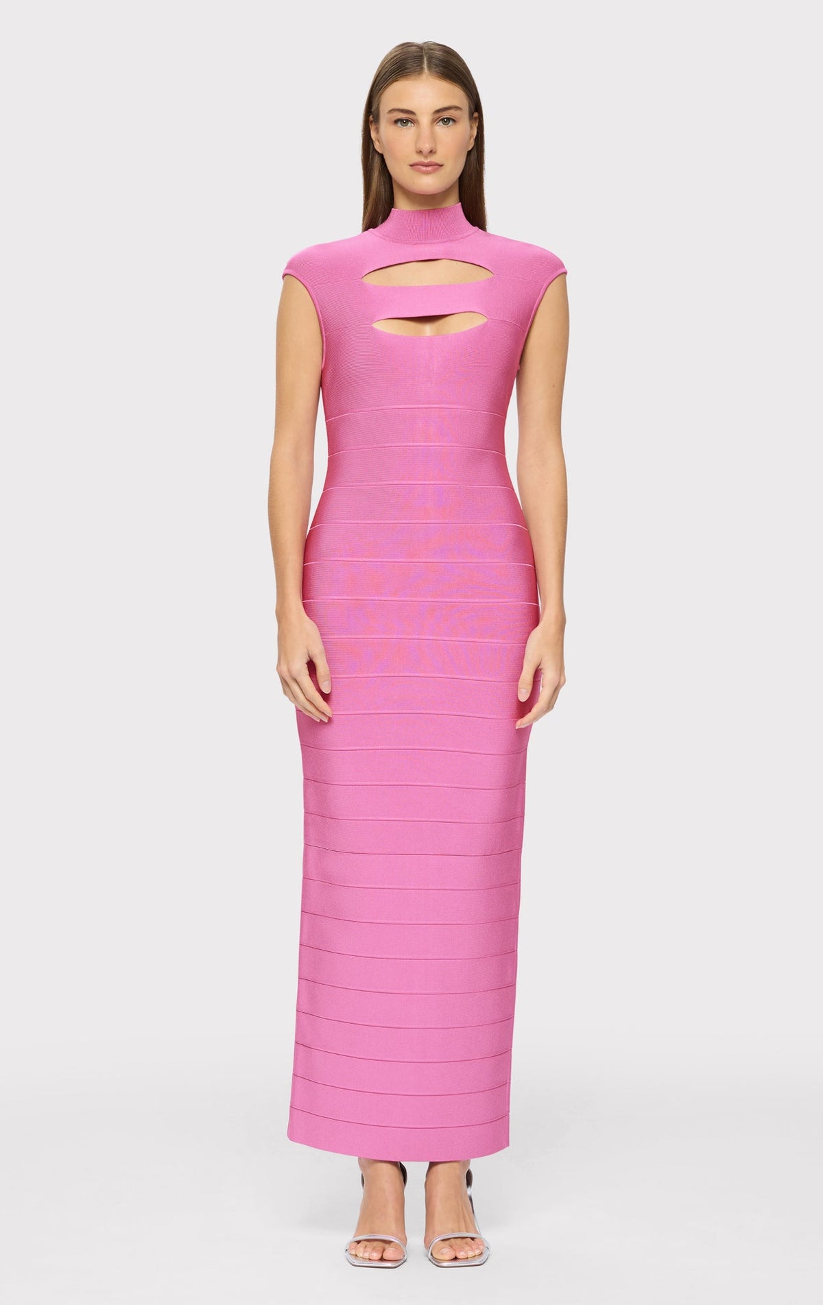 Cap Sleeve Cut-Out Gown