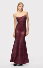 The Metallic Sara Gown