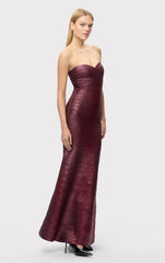 The Metallic Sara Gown