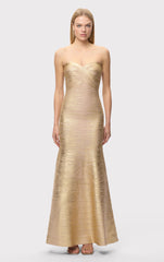 The Metallic Sara Gown