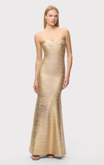 The Metallic Sara Gown