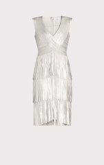 The Metallic Gracie Midi Dress