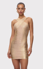The Metallic Louisa Dress