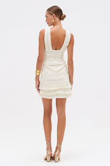 Radiant Fringe Mini Dress