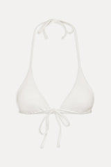 Paradise Halter Bikini Top - Optic White