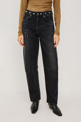 Samo Barrel Leg - Black Stone Studded