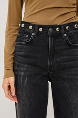 Samo Barrel Leg - Black Stone Studded