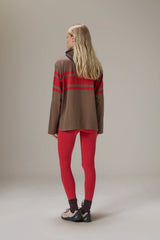 Boardwalk Long Sleeve Tee in Brown