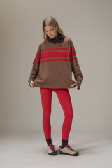 Boardwalk Long Sleeve Tee in Brown