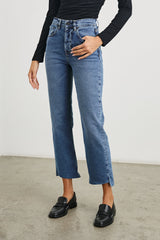 Topanga Crop Straight - Pure Indigo