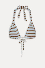 Taite Triangle Striped Bikini Top - Verona Stripe