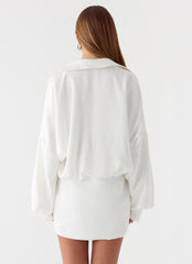 Thessaly Mini Dress - White