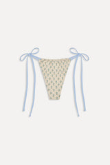 Tia Skimpy String Bikini Bottom - Spring Dreaming