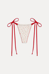 Tidal Micro String Bikini Bottom - Tiny Berry