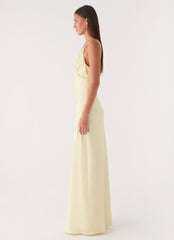 Tove Lace Maxi Dress - Yellow