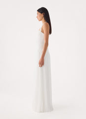 Tunnel Vision Maxi Dress - White