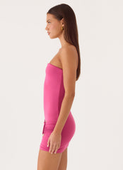 Ungodly Hour Mini Dress - Berry