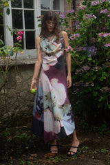 Ellie Floral Cowl Neck Dress