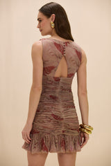 Feathers Mini Dress