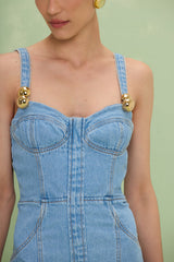 Marina Denim Mini Dress