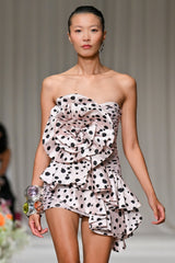 Peony Dots Mini Dress (Runway)