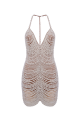 Solar Embroidery Mini Dress