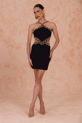 Isadora Knit Cut-Out Mini Dress
